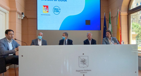 Sicilia sicura.Presentato il nuovo protocollo di sicurezza sanitaria coordinato da Guido Bertolaso Sicilia sicura.Presentato il nuovo protocollo di sicurezza sanitaria coordinato da Guido Bertolaso