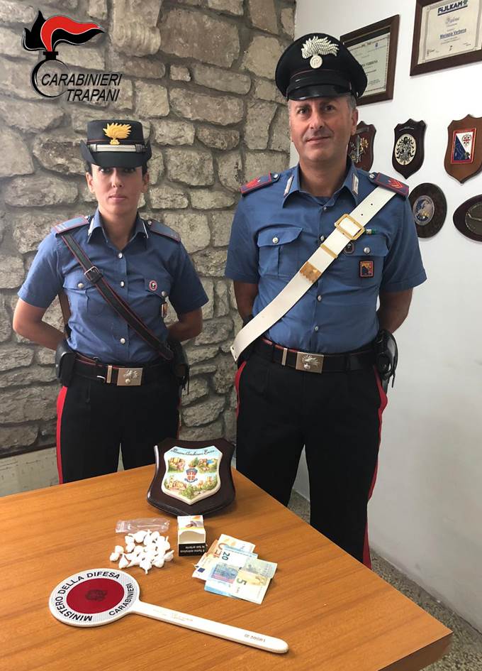 Trapani, carabinieri arrestano uno spacciatore