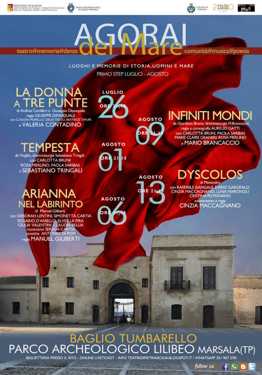 Parco Archeologico Lilibeo, al via la rassegna estiva” Agorai del mare. Luoghi e memorie di storia, uomini e mare”. L’assessore Samonà:”La riapertura è segno di un progressivo recupero del patrimonio storico regionale”