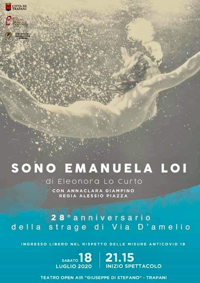 “Sono Emanula Loi”. A Trapani la pièce teatrale scritta da Eleonora Lo Curto “Sono Emanula Loi”. A Trapani la pièce teatrale scritta da Eleonora Lo Curto