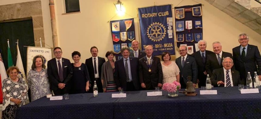 Angelo Tummarello è il nuovo presidente del Rotary Club Trapani Birgi Mozia. Subentra a Rita Scaringi