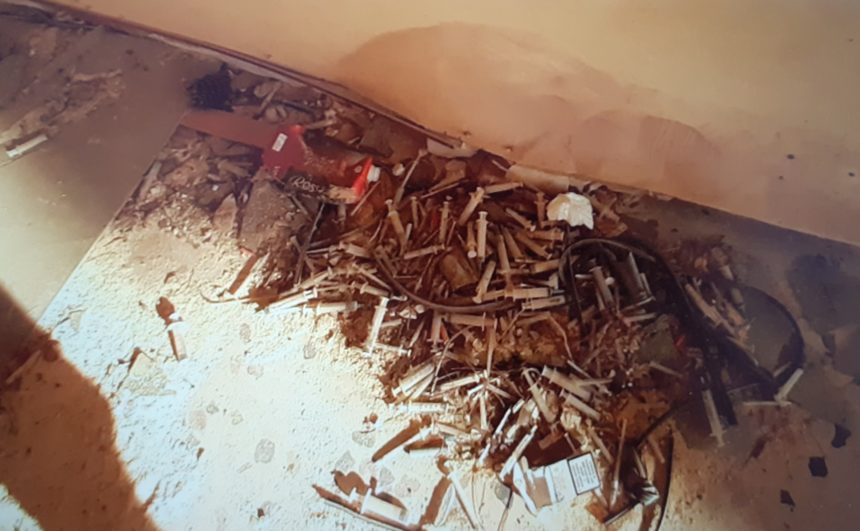 Marsala, niente libri ma tante siringhe nella scuola abbandonata “Lombardo Radice” a Villaggio Sappusi. Rifugio per drogati