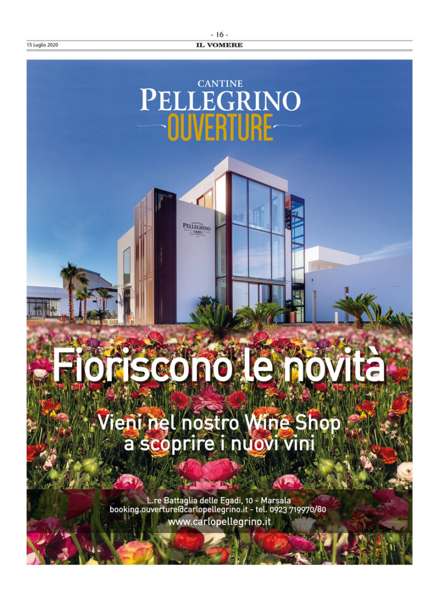 Una bellissima esplosione di colori, un inno alla vita. Fioriscono le novità nelle storiche Cantine Pellegrino di Marsala che quest’anno festeggiano 140 anni!