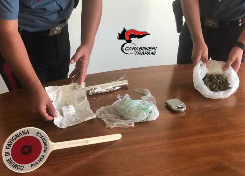 Castellammare del Golfo: arrestato dai Carabinieri 23enne per spaccio