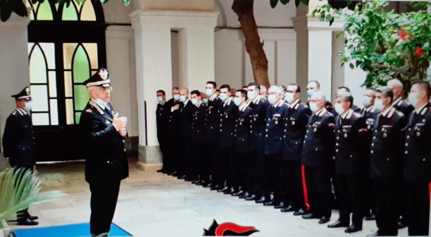 Oggi la prima visita del Generale Castello al Comando di Trapani