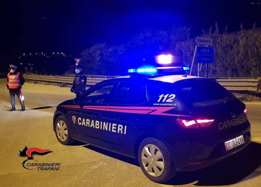 Trapani, controllo straordinario del territorio dei carabinieri. 3 denunce e 2 soggetti segnalati alla Prefettura