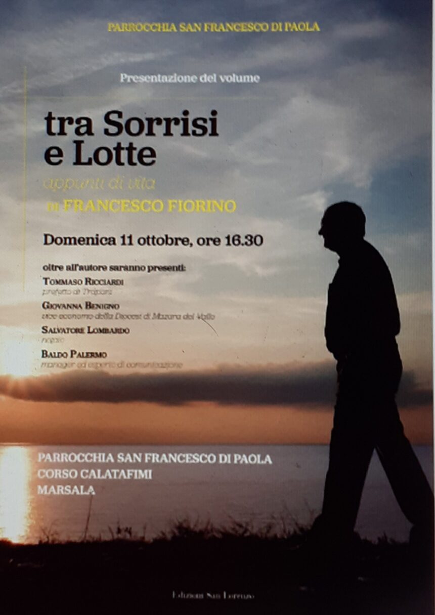 Marsala, presentazione del libro: “Tra sorrisi e lotte” scritto da don Fiorino