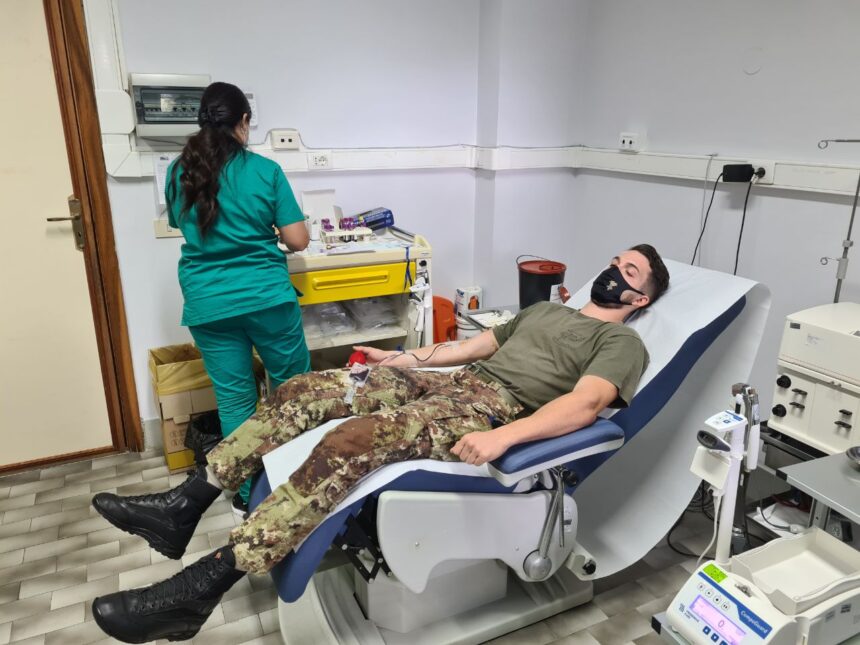 Esercito, bersaglieri donano il sangue all’Avis di Caltanissetta