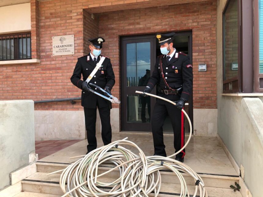 Castellammare del Golfo: rubano cavi di rame da una cava di marmo. Arrestati dai Carabinieri