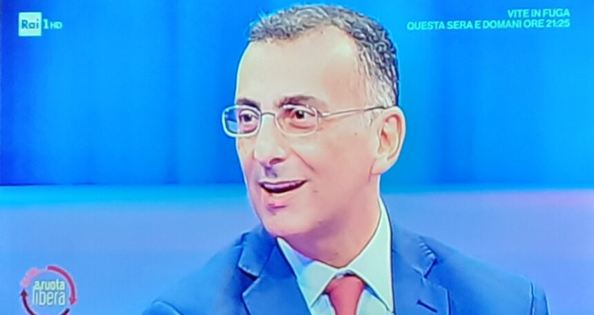 Credere nella politica.  Il sindaco di Petrosino Gaspare Giacalone ospite della trasmissione “A ruota libera” Rai1