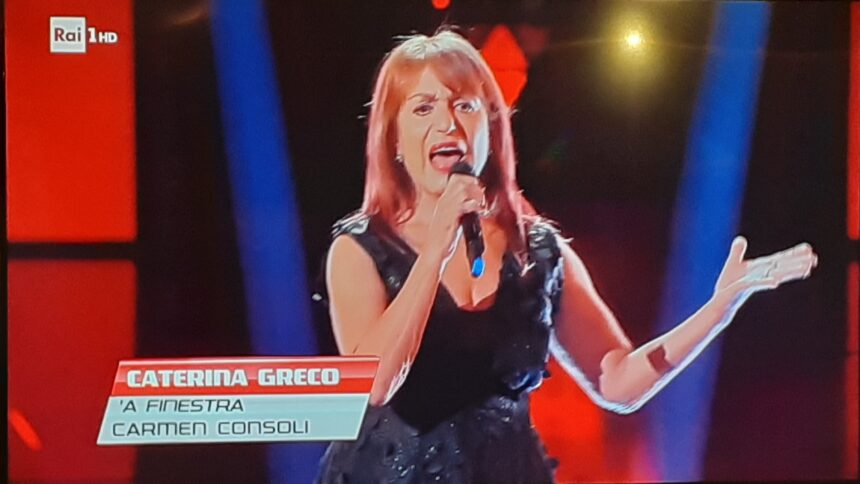 Un successo l’esibizione della trapanese Caterina Greco a “The Voice Senior” questa sera su Rai1