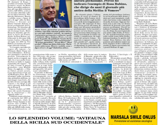 Il Vomere alla Lumsa di Roma al centro di una lezione al master di giornalismo. Il docente Mario Nanni ai suoi allievi ” Il giornale è un modello da imitare. Le donne direttori sono pochissime. Perciò ho indicato l’esempio di Rosa Rubino che dirige da anni il giornale più antico della Sicilia” Il Vomere alla Lumsa di Roma al centro di una lezione al master di giornalismo. Il docente Mario Nanni ai suoi allievi ” Il giornale è un modello da imitare. Le donne direttori sono pochissime. Perciò ho indicato l’esempio di Rosa Rubino che dirige da anni il giornale più antico della Sicilia”