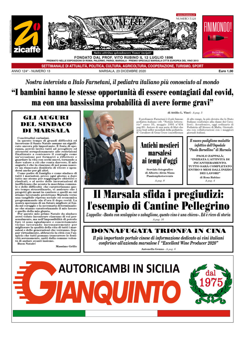 In edicola l’edizione natalizia del Vomere