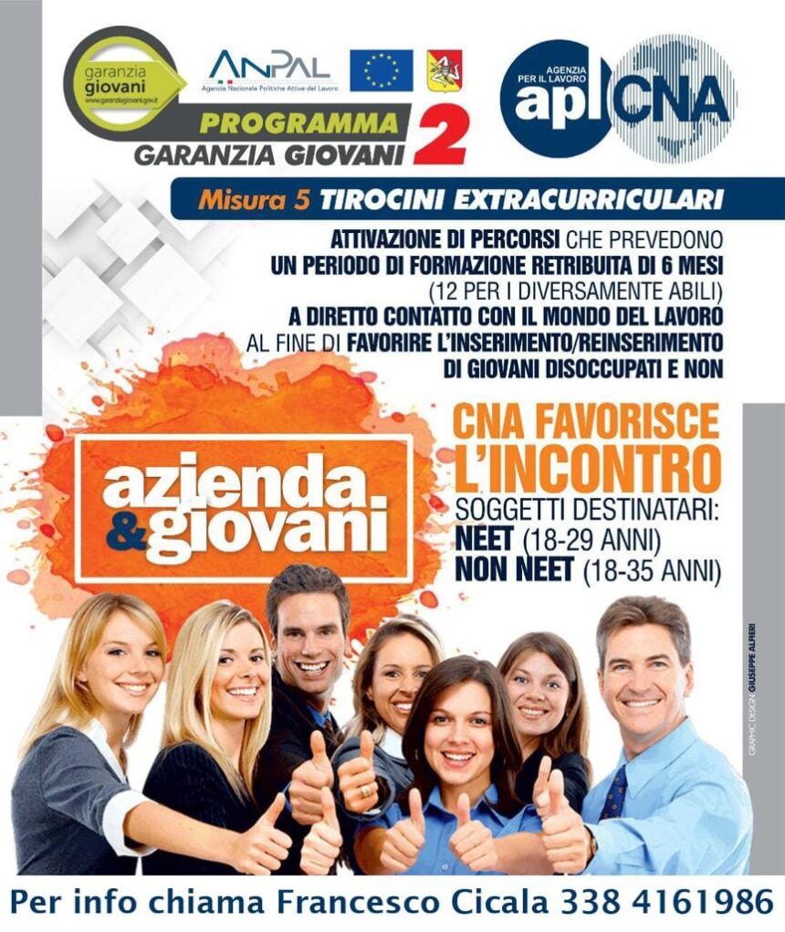 Garanzia Giovani 2 in Sicilia: Cna Trapani agevola il matching tra imprese e giovani. La Regione si attiva per ridurre la disoccupazione