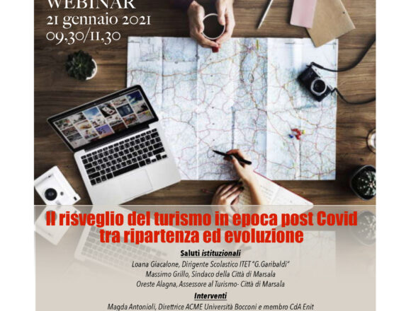 Webinar dell’ITET Garibaldi su: “Turismo post Covid” Webinar dell’ITET Garibaldi su: “Turismo post Covid”