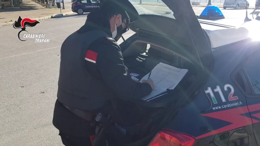 I Carabinieri di Trapani intensificano i controlli per il rispetto delle norme anti-covid