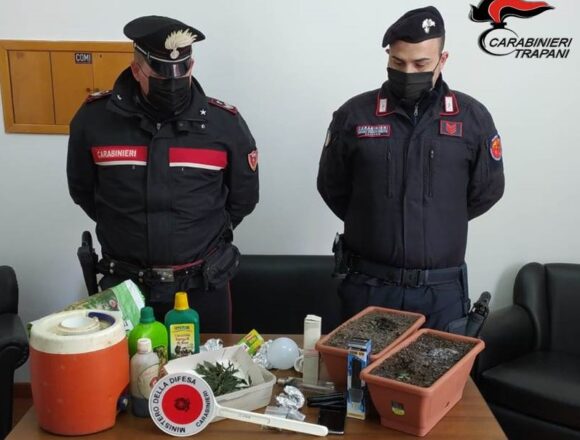 Alcamo. Attività antidroga dei Carabinieri: arrestato un 45enne