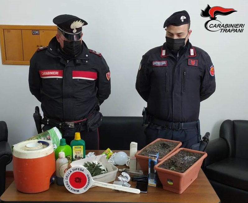 Alcamo. Attività antidroga dei Carabinieri: arrestato un 45enne