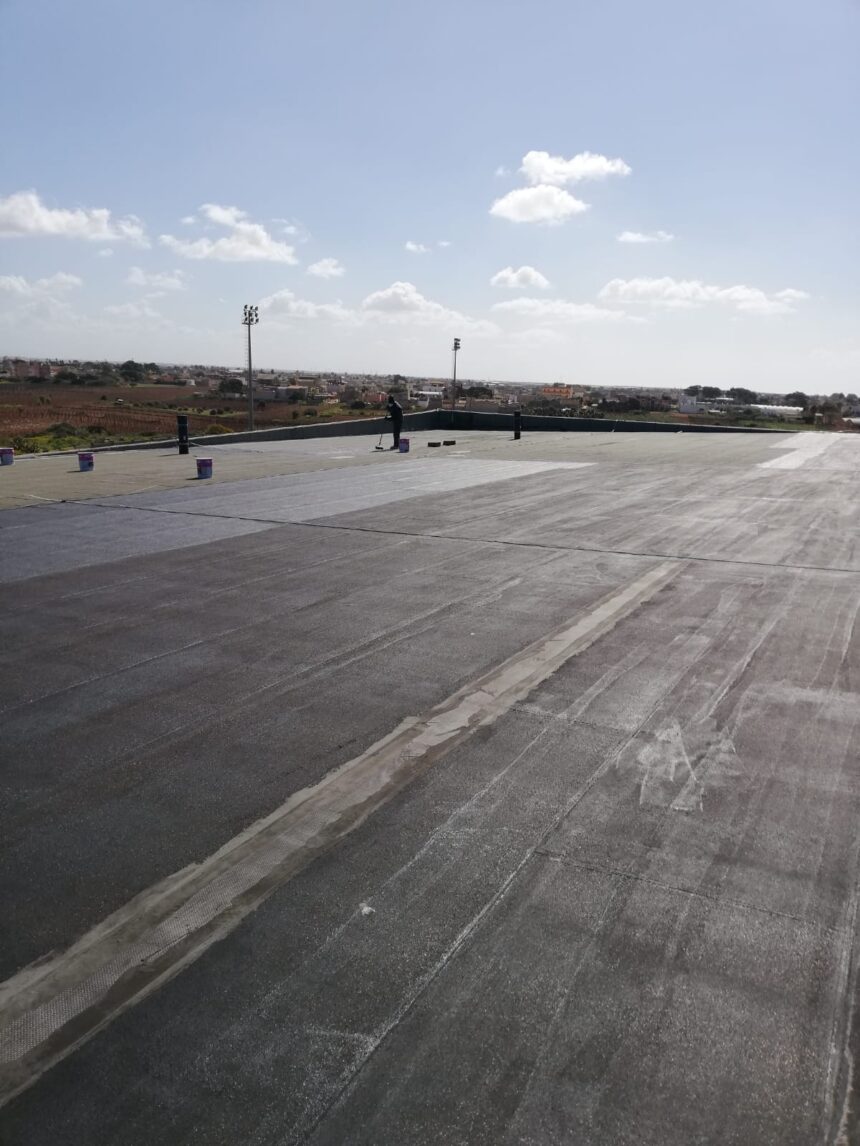 Petrosino, in corso i lavori di impermeabilizzazione del tetto del Palazzetto dello Sport