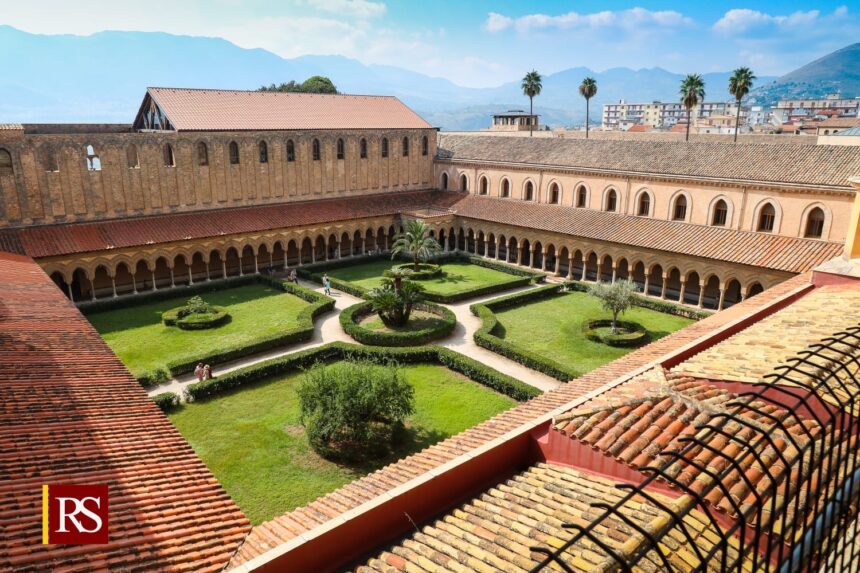 Domani al via il restauro del Chiostro dei Benedettini di Monreale. I lavori sono finanaziati dal governo Musumeci con i fondi del Po Fesr 2014/2020