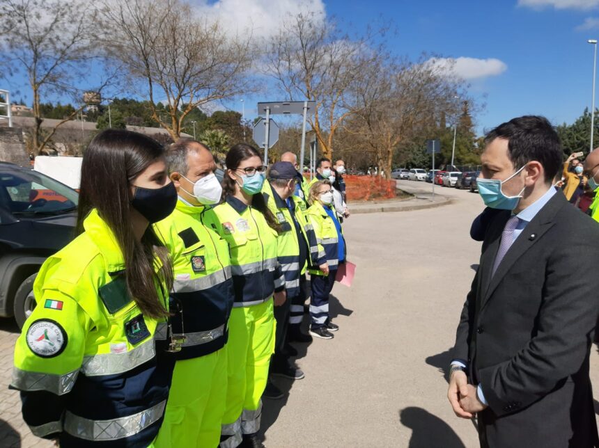 Covid, razza inaugura a Caltanissetta il quinto hub regionale per la vaccinazione