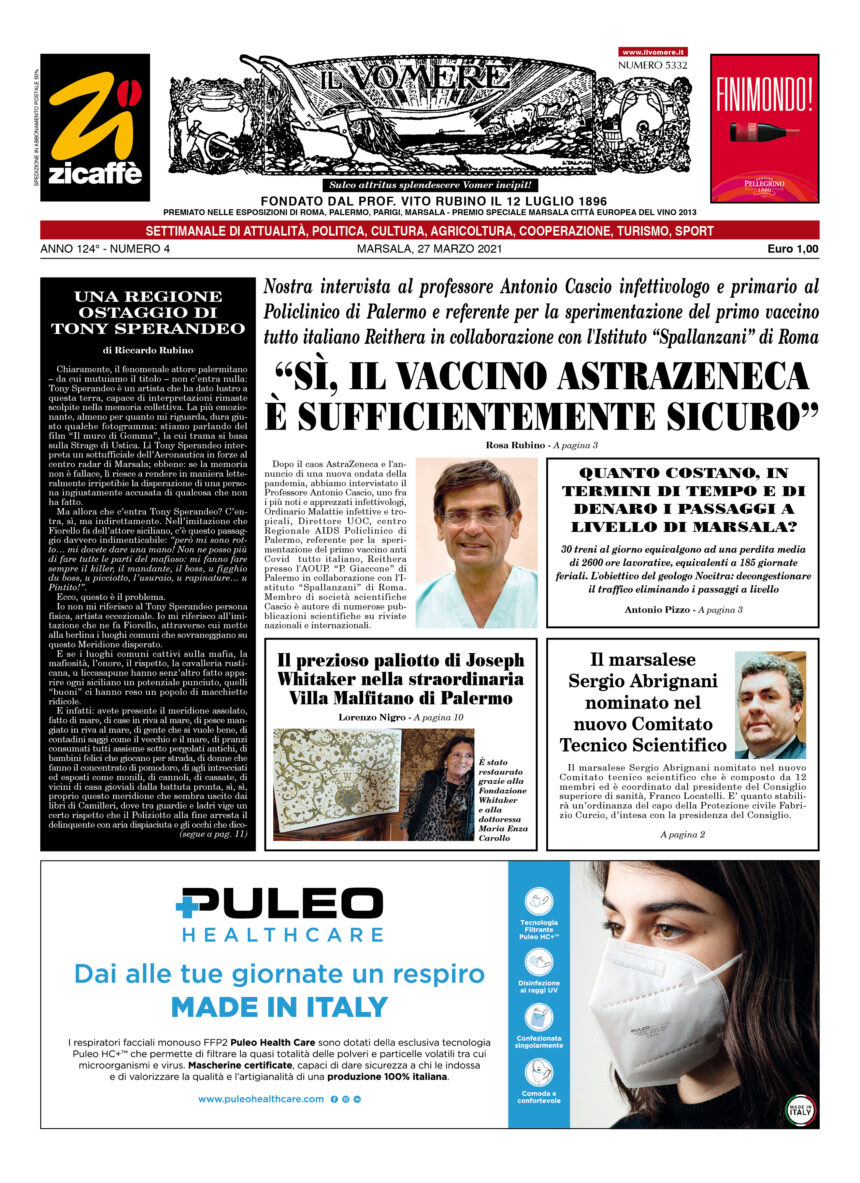 Ecco il nuovo numero del Vomere già in edicola