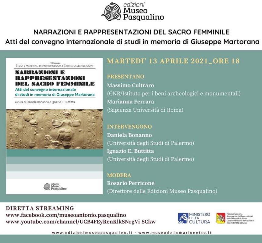 “Narrazioni e rappresentazioni del sacro femminile”, domani la presentazione degli atti del convegno in memoria di Giuseppe Martorana