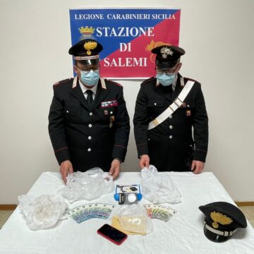 Salemi: arrestato dai Carabinieri corriere della droga