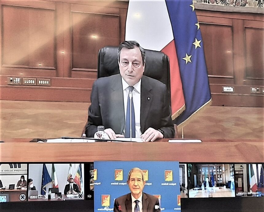 Recovery plan, Musumeci a Draghi: “Fino a ieri sbagliato metodo e merito”