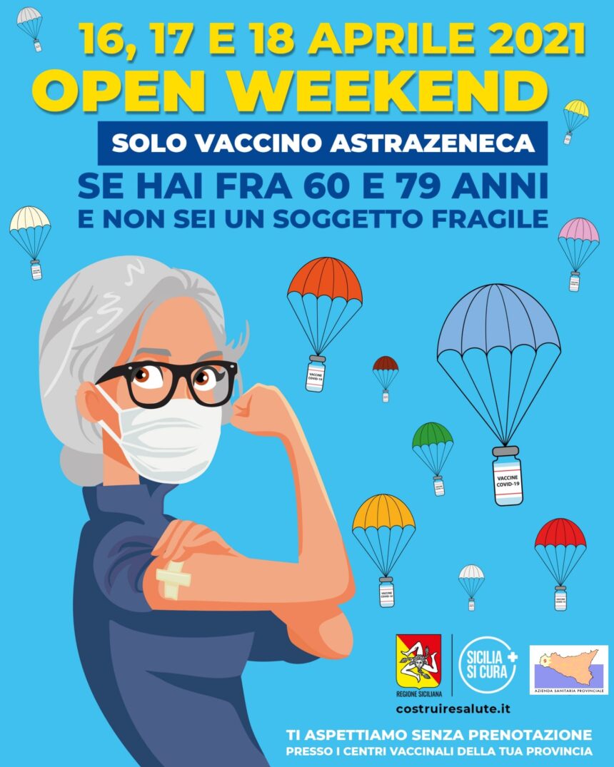 Open weekend vaccinazioni, ti aspettiamo