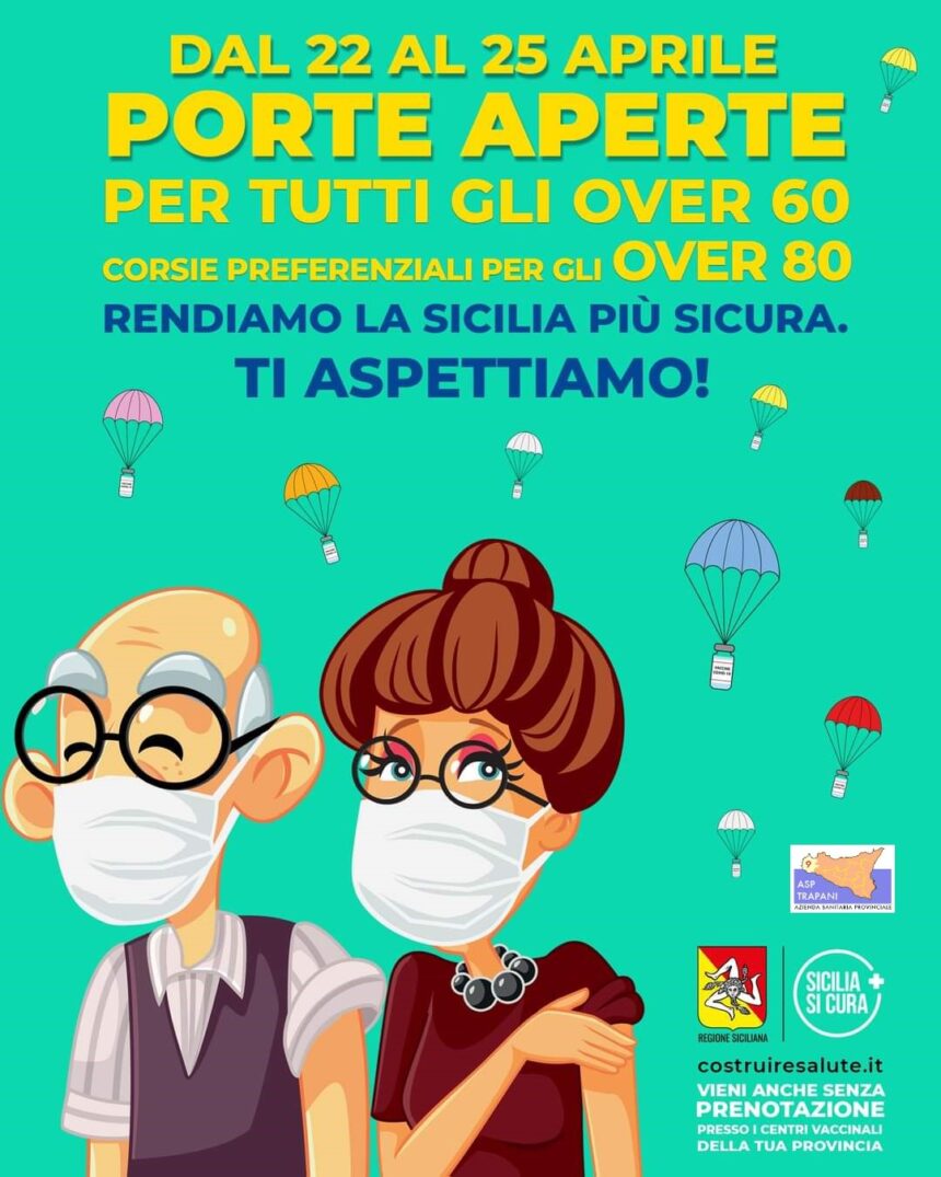 Open week vaccinazioni: rendiamo più sicura la Sicilia