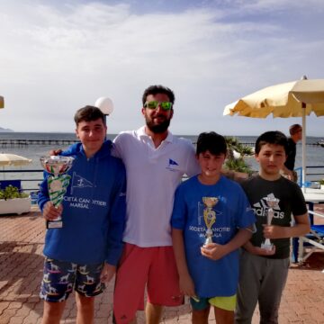 Windsurf, prima tappa zonale organizzata dalla Società Canottieri Marsala: sul podio Yuki Castroni, Cesare Genna e Alessandro Patti