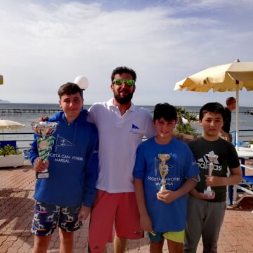 Windsurf, prima tappa zonale organizzata dalla Società Canottieri Marsala: sul podio Yuki Castroni, Cesare Genna e Alessandro Patti