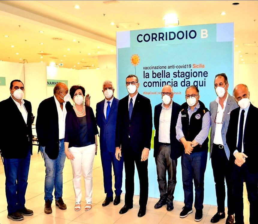 Vaccini Sicilia, nuovo hub al centro commerciale La Torre, Cordaro: «Punto strategico a Palermo