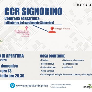 Isola ecologica “Signorino”. Da domani, 1° luglio, nuovi orari di conferimento dei rifiuti