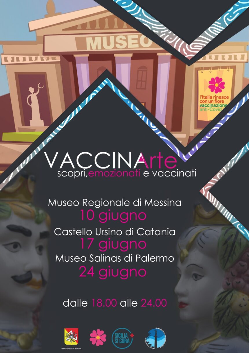 “VACCINArte”, la salute incontra la cultura. Tre musei siciliani “hub” per una notte