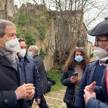 Protezione civile, Musumeci: «I ruderi di Poggioreale come ‘laboratorio’ sismico»