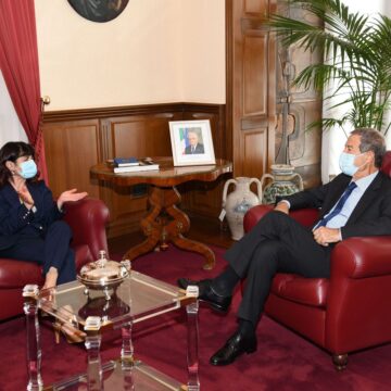 Palazzo Orleans, Musumeci riceve il neo prefetto di Messina