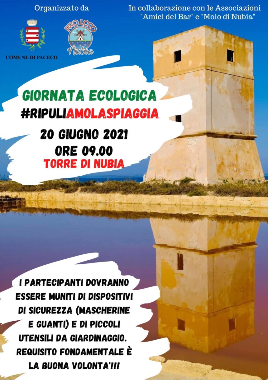 Paceco, nuova giornata ecologica alla Torre di Nubia