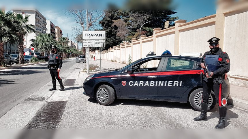Servizio di controllo dei Carabinieri a Trapani ed Erice