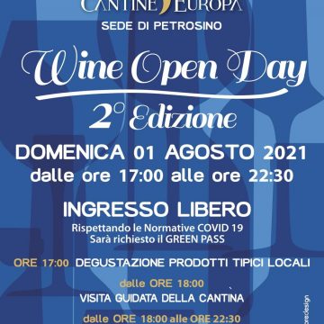 Wine Open Day alle Cantine Europa