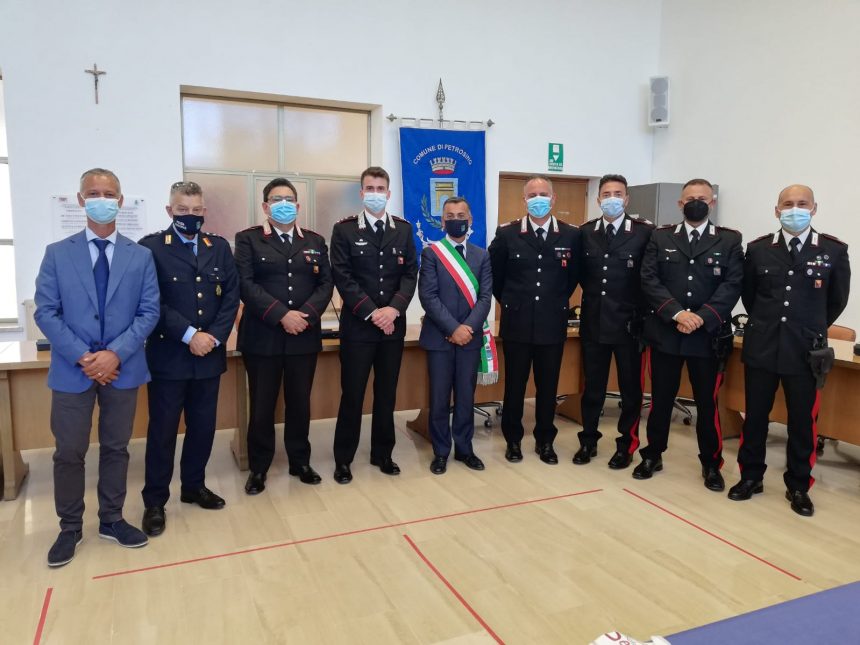 Consegnati gli Encomi a quattro Carabinieri delle Stazioni di Petrosino e Marsala