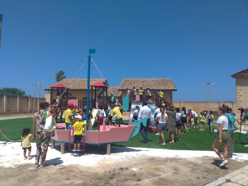 Inaugurato il parco giochi al Giardino d’Infanzia di Marsala