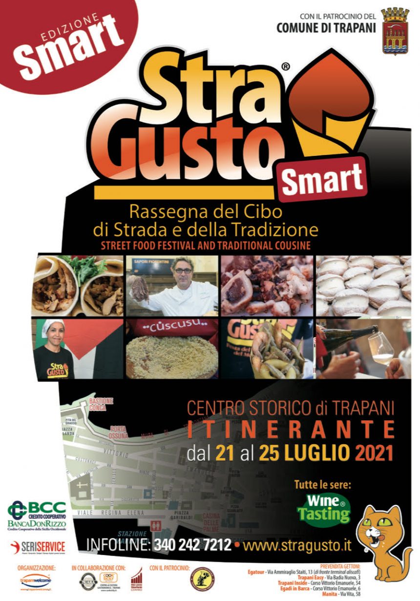 A Trapani arriva Stragusto, la Festa del cibo da strada e dei mercati dal 21 al 25 luglio