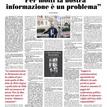 “Per molti la nostra informazione è un problema”