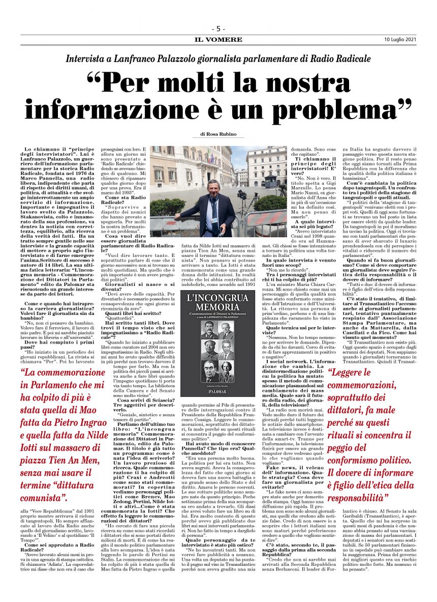 “Per molti la nostra informazione è un problema”