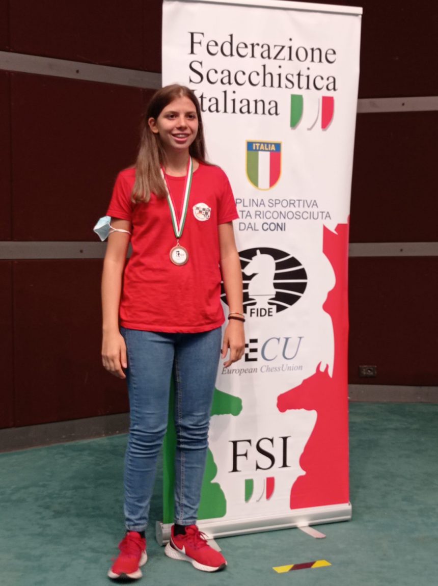 Scacchi: Federica Montalto 7ª ai Campionati Italiani Giovanili