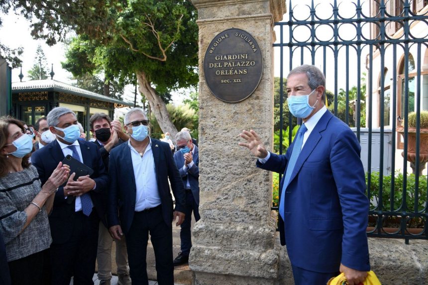 Palermo, riaperti dopo quattro anni i Giardini del Palazzo Orleans