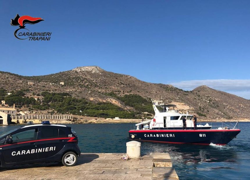 Favignana: servizio coordinato di controllo dei Carabinieri