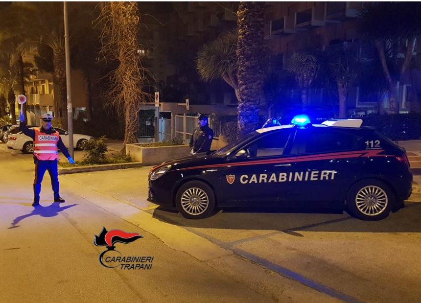 Trapani, Fast e Furious in Via Fardella. Denunciati due giovani dai carabinieri